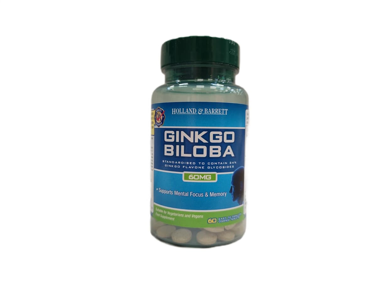 Holland & Barrett - Ginkgo Biloba - Supporto alla memoria – Holland & Barrett confezione