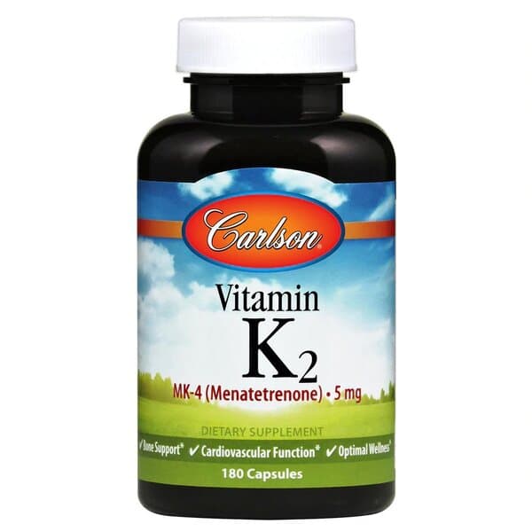 Carlson Labs - Vitamina K2 MK-4 5mg – Carlson Labs packaging