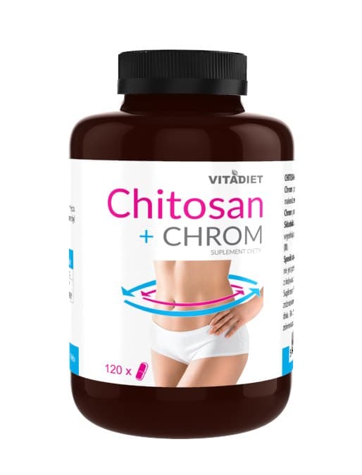 VITADIET Chitosan + Chrom 120 Kapseln – VitaDiet Verpackung