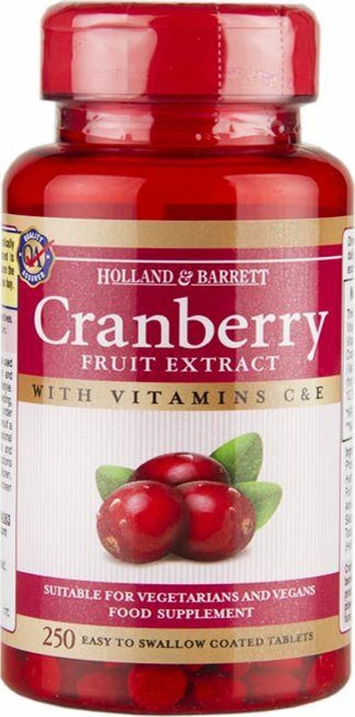 Holland & Barrett - Cranberry Fruit Extract – Holland & Barrett förpackning