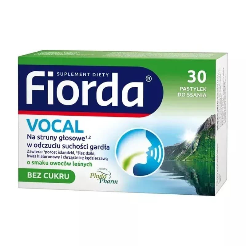 Pastylki na gardło z leśnymi jagodami Fiorda 30 szt.