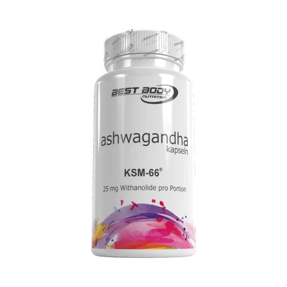 Best Body Nutrition Organic KSM-66 Ashwagandha – Best Body Nutrition emballage