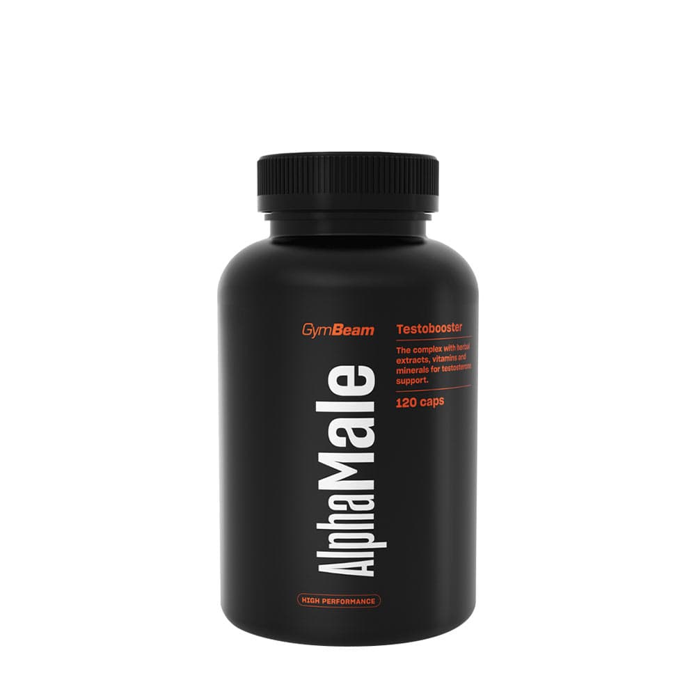 GymBeam Alphamale 120 gélules – GymBeam emballage