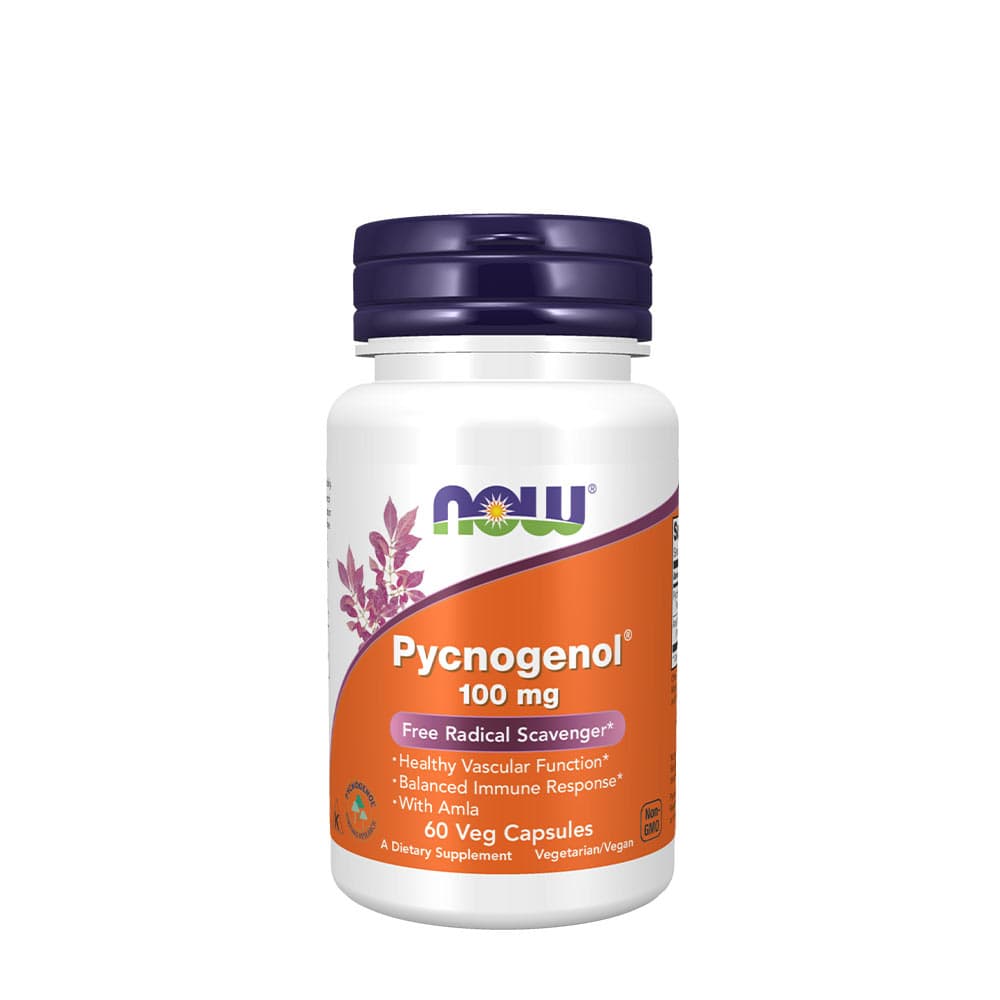 NOW Foods - Pycnogenol - Ekstrakt z kory sosny – NOW Foods opakowanie