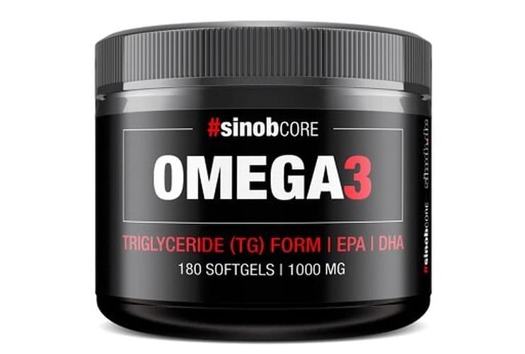 Sinob - Omega-3 - 180 Weichkapseln – Verpackung