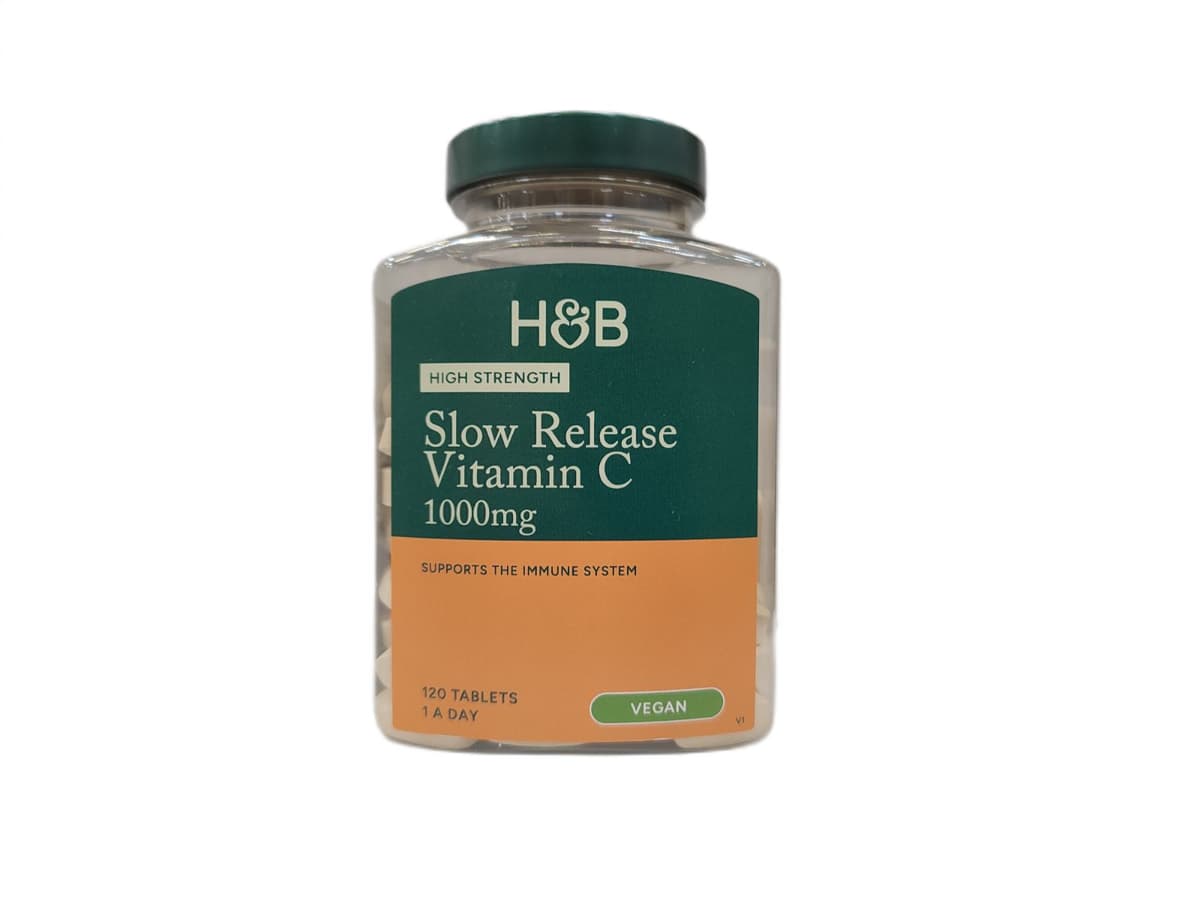 Holland & Barrett High Strength Slow Release Vitamin C – Holland & Barrett packaging