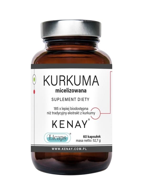 Kenay Micelle Curcumin Licaps 60 Kapseln – Kenay Verpackung