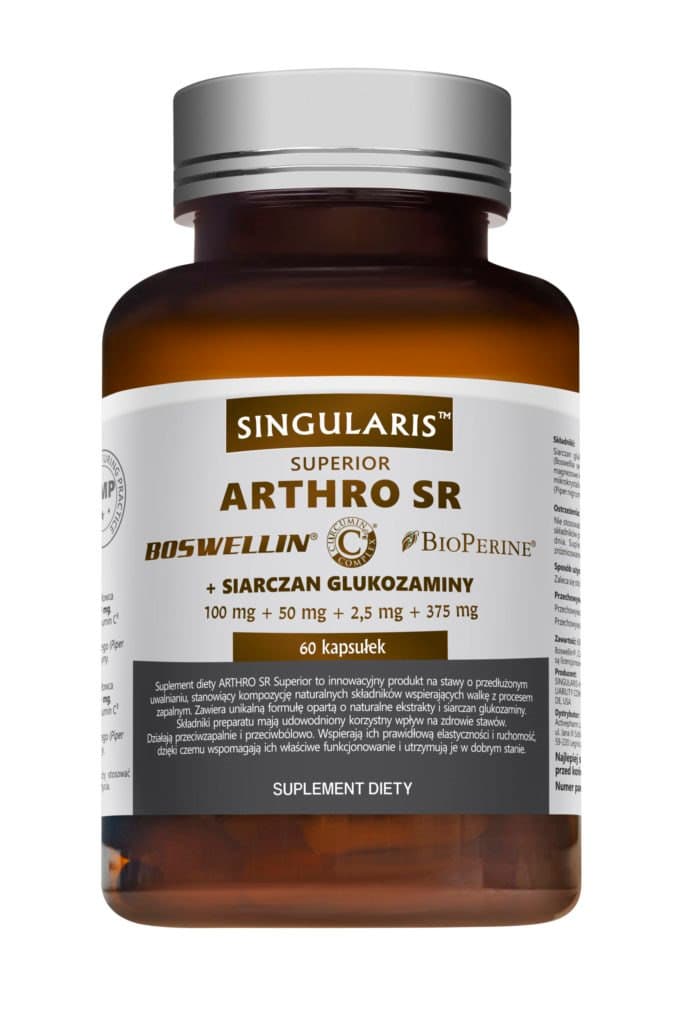 Singularis Arthro SR + Sulfate de Glucosamine 60 capsules – Singularis packaging