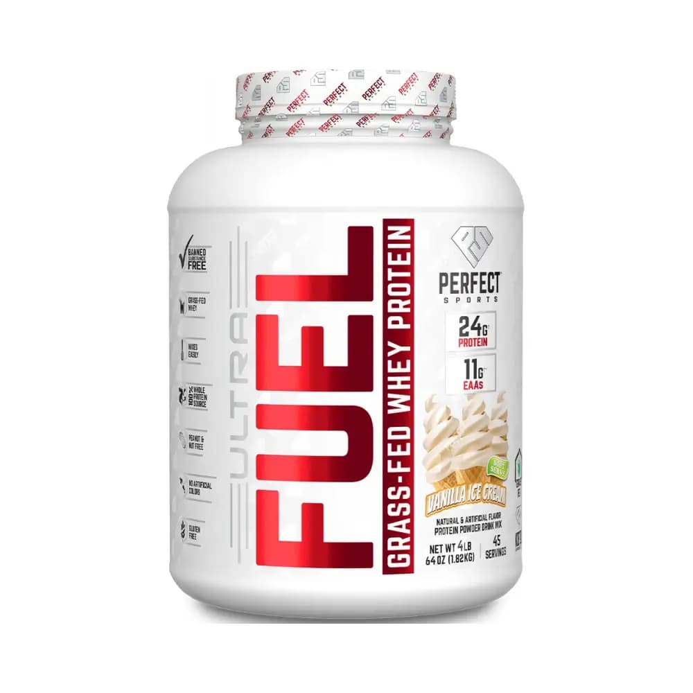 Perfect Sports Ultra Fuel Grass-Fed Whey Protein – Perfect Sports förpackning
