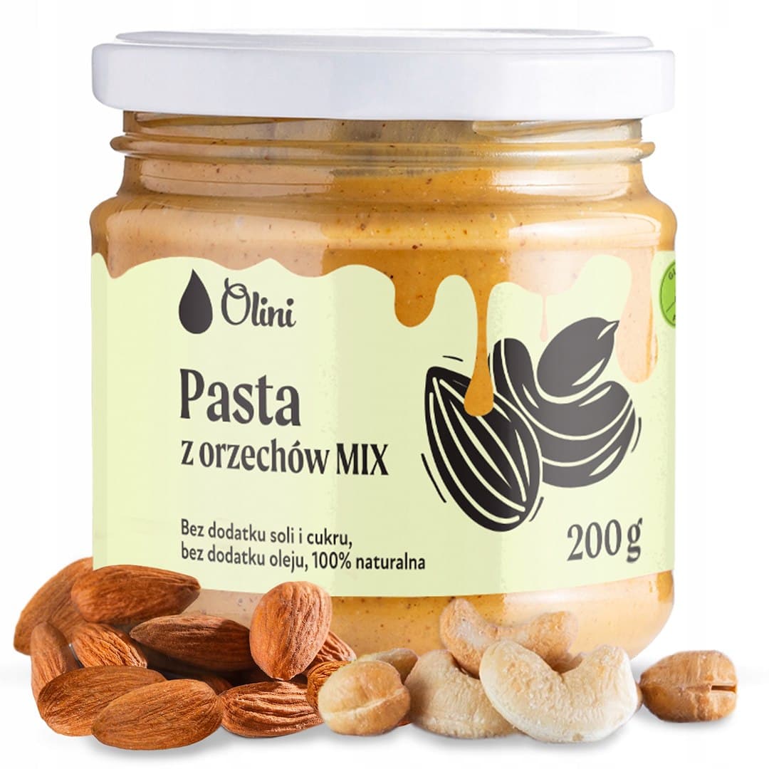 Olini Mieszanka makaronu orzechowego 200 g – olini opakowanie