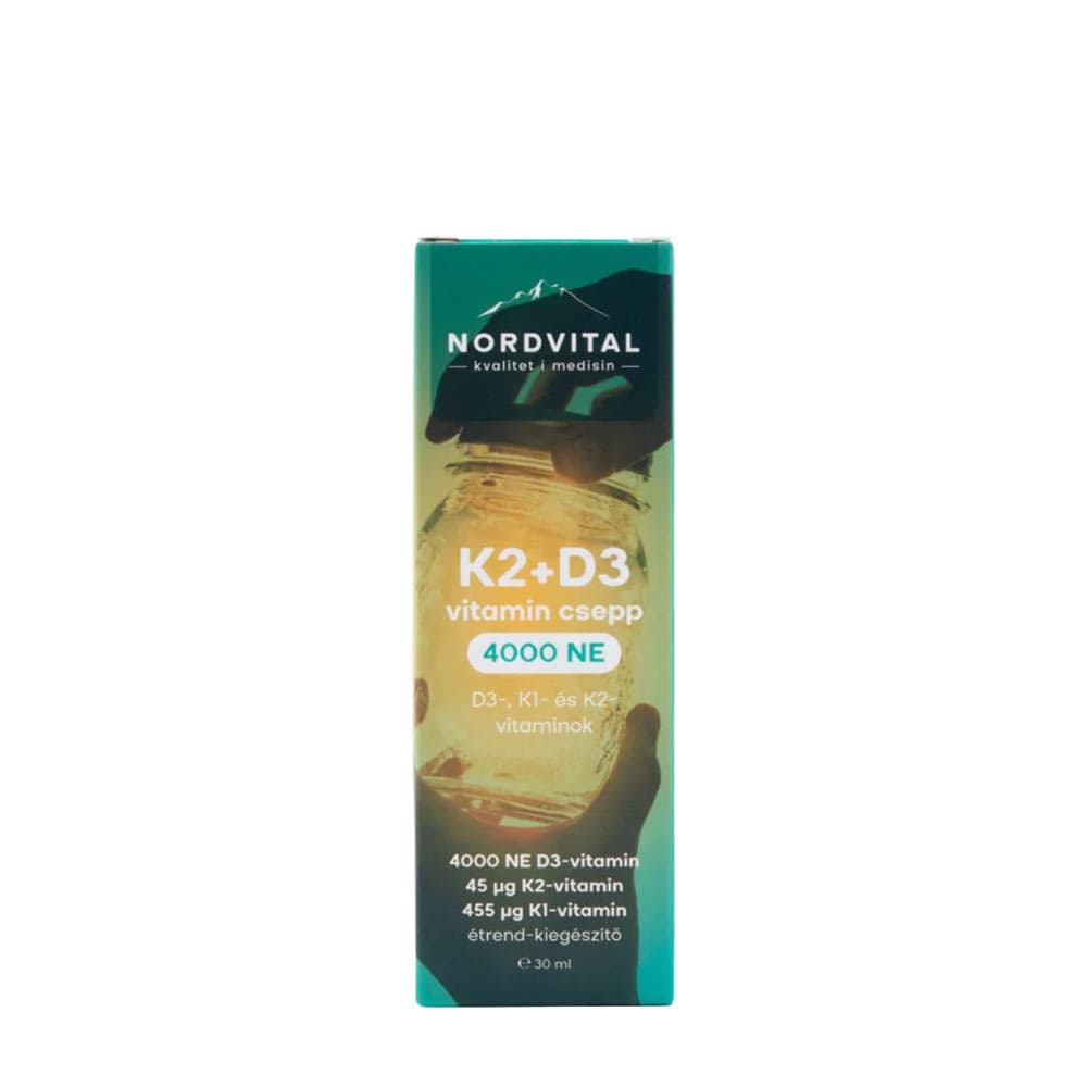 Nordvital D3+K2 Drops - 30 ml – Nordvital förpackning