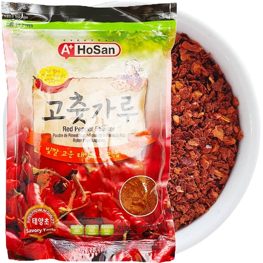 A+ HoSan - Red Pepper Powder - 500g – A+ HoSan förpackning