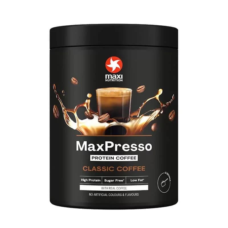 MaxiNutrition - MaxPresso proteinkaffe – emballage