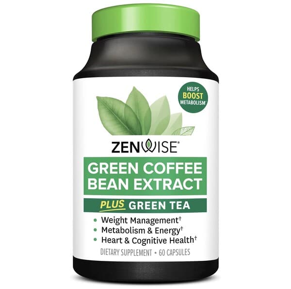 Zenwise - Green Coffee Bean Extract Plus Green Tea - 60 Caps – Zenwise förpackning