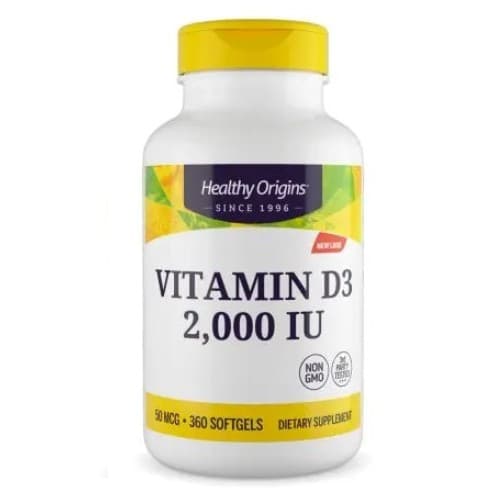 Healthy Origins Vitamina D3 – Healthy Origins empaque