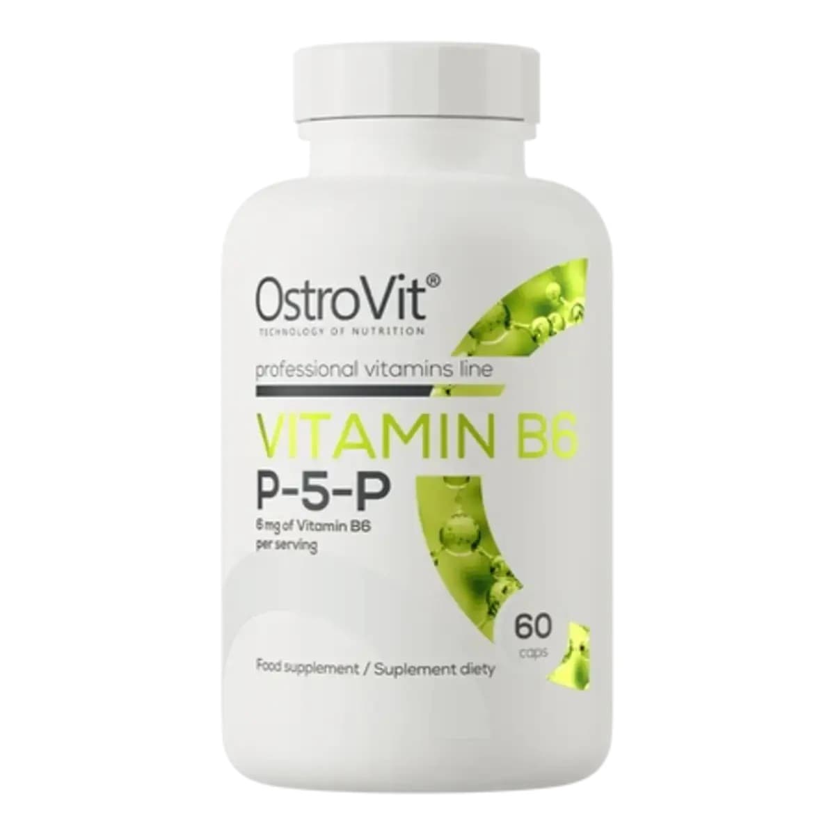 OstroVit - Vitamina B6 P-5-P - 60 cápsulas – empaque