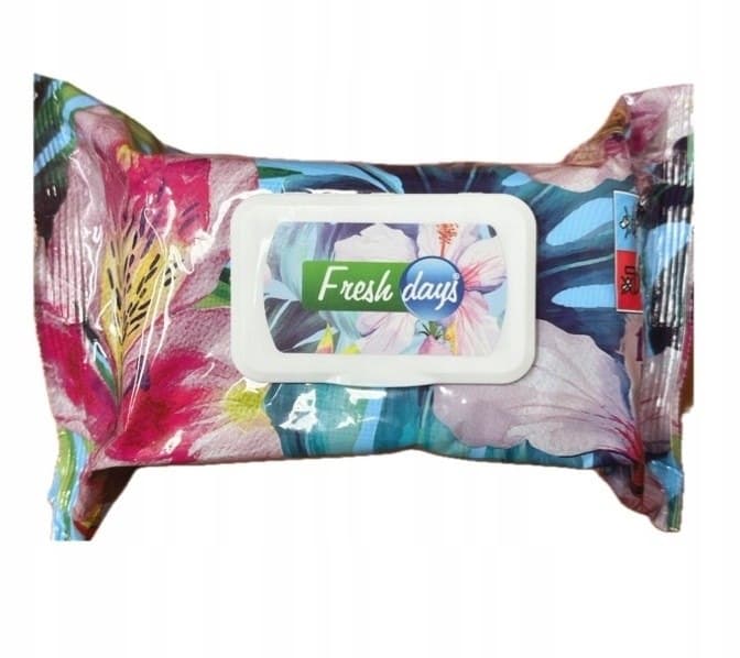 Fresh Days Moist Wipes with Tropical Flower Scent 120 pcs | Fresh Baby – Fresh Baby packaging
