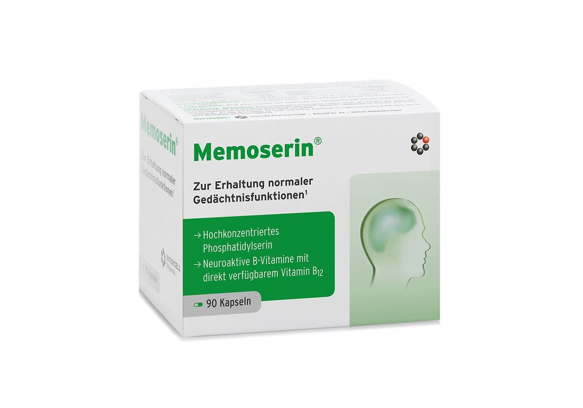 Memoserin - Apoio à Memória 90 cápsulas – Memoserin packaging