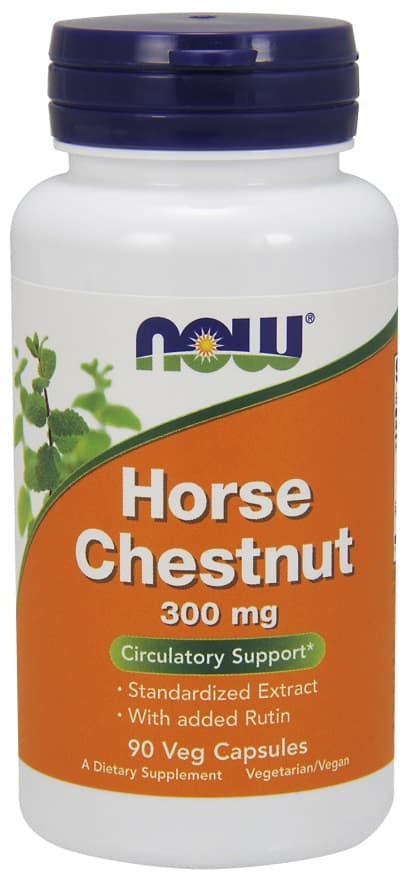 Now Foods Horse Chestnut 300mg – 90 Vegetarian Capsules