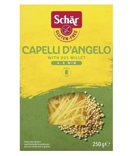Schär - Schar Makaron Capelli d'Angelo 250 g – Schär förpackning