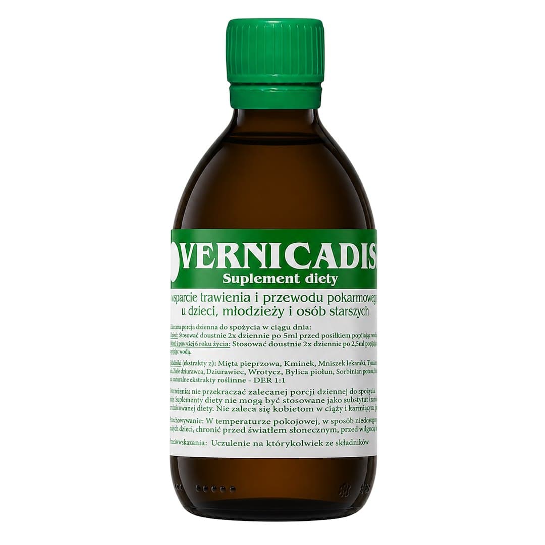 Vernicadis - Suplemento de apoyo digestivo – Vernicadis empaque