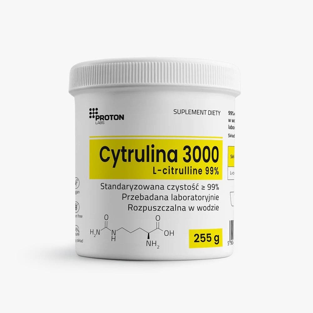 PROTON LABS - Polvere di L-Citrullina 3000mg 255g – PROTON LABS confezione