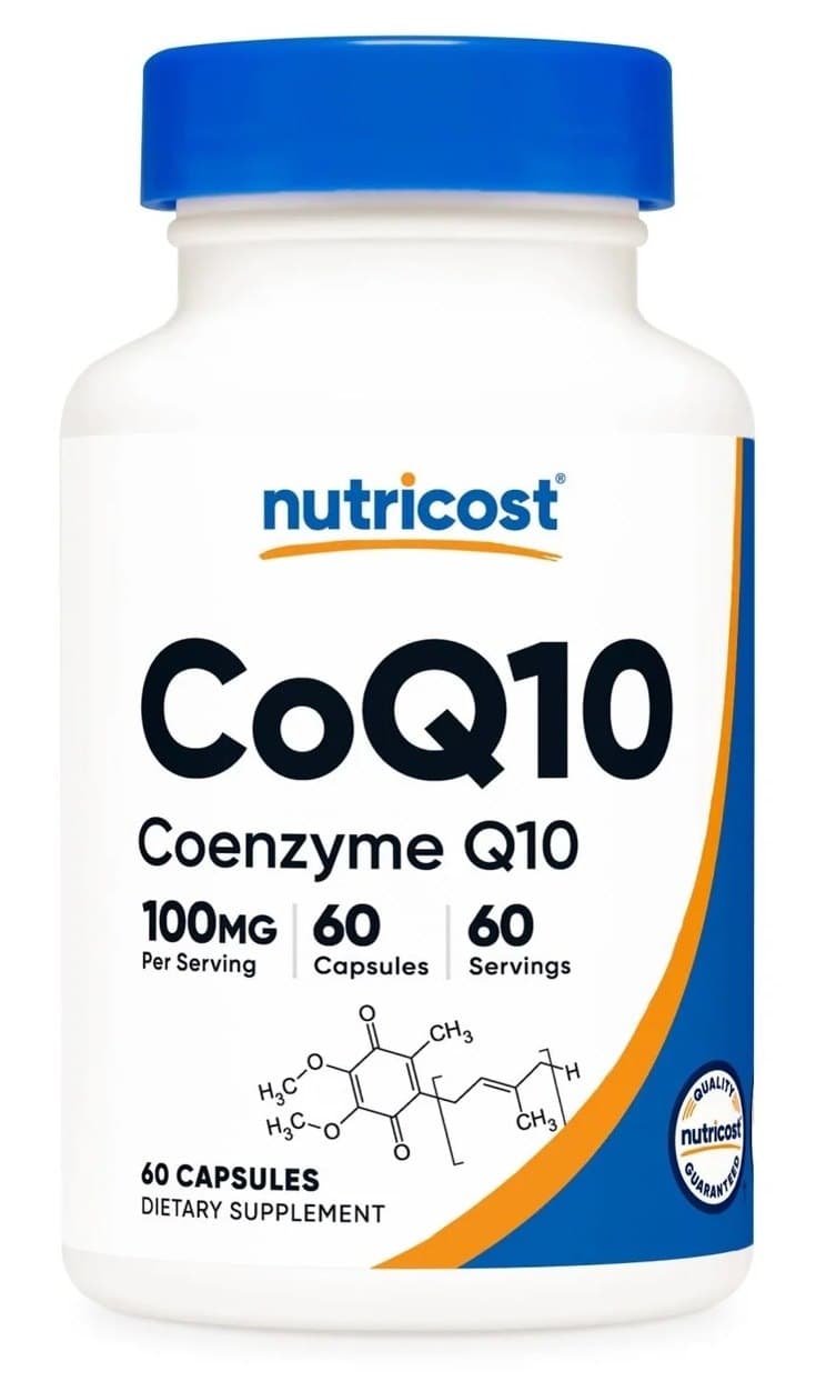 Nutricost - CoQ10 - 60 Cápsulas – Nutricost empaque