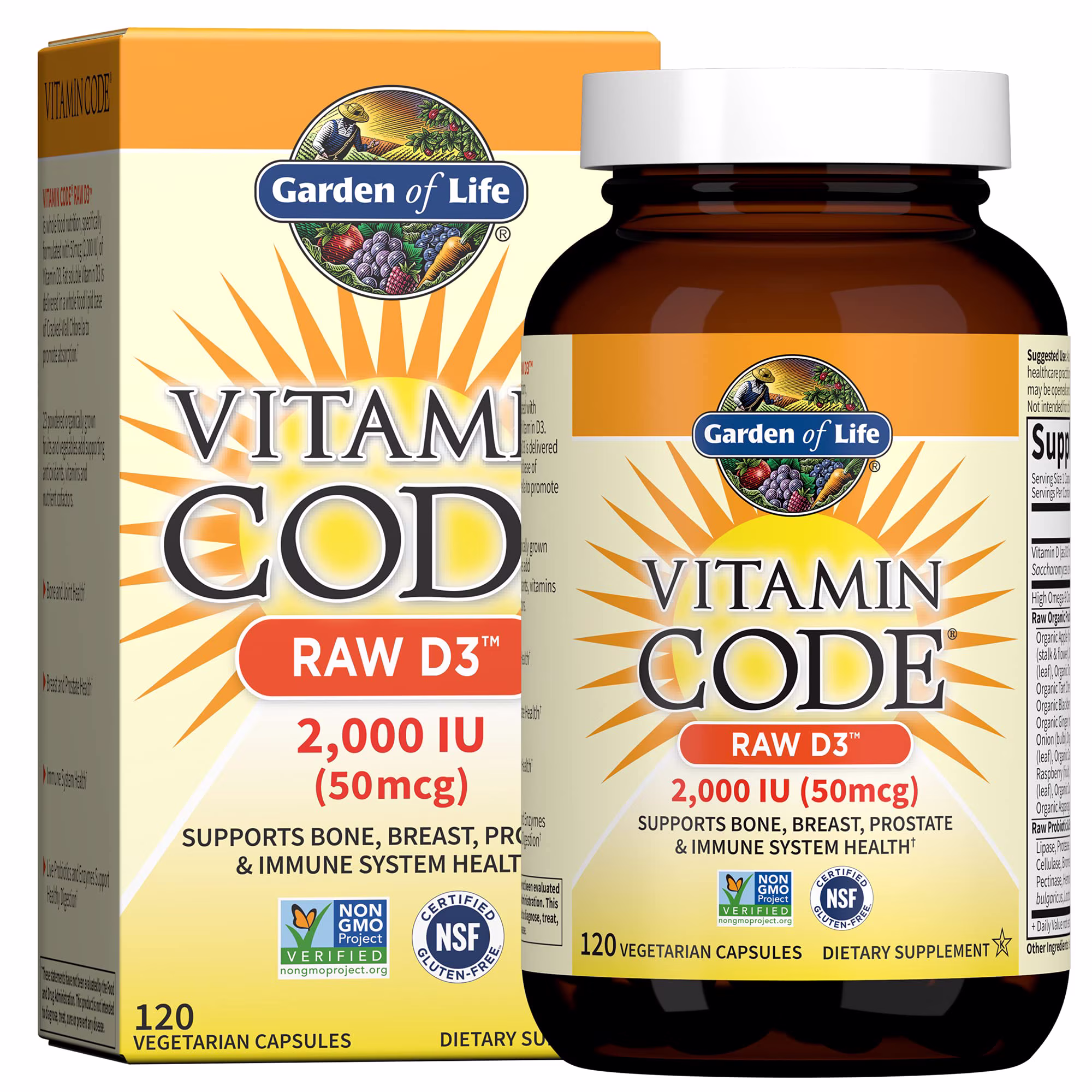 Garden Of Life - Vitamin Code Raw D3