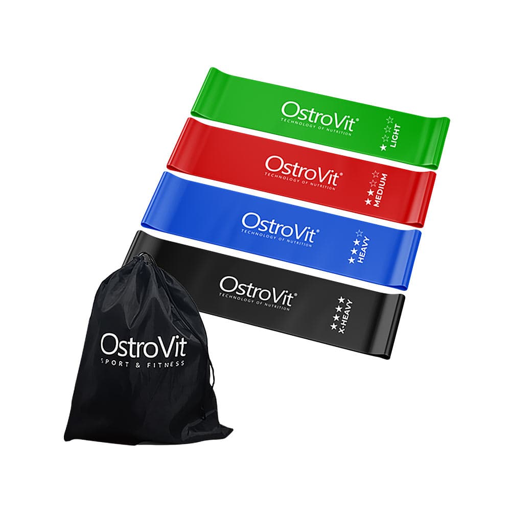 OstroVit Trainingsbanden - 4 stuks met opbergtas – OstroVit packaging