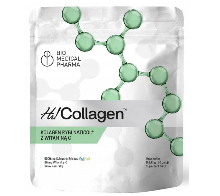 Bio Medical Pharma Hi!Collagen en poudre 30 portions – Bio Medical Pharma packaging