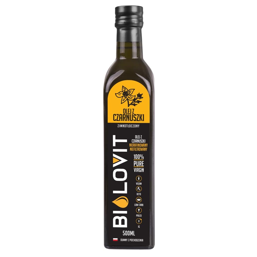 Bilovit - Organic Cold-Pressed Black Seed Oil – Biolovit packaging