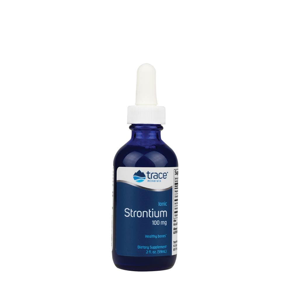 Trace Minerals Líquido Ionic Estrôncio 100 mg - 59 ml – Trace Minerals packaging