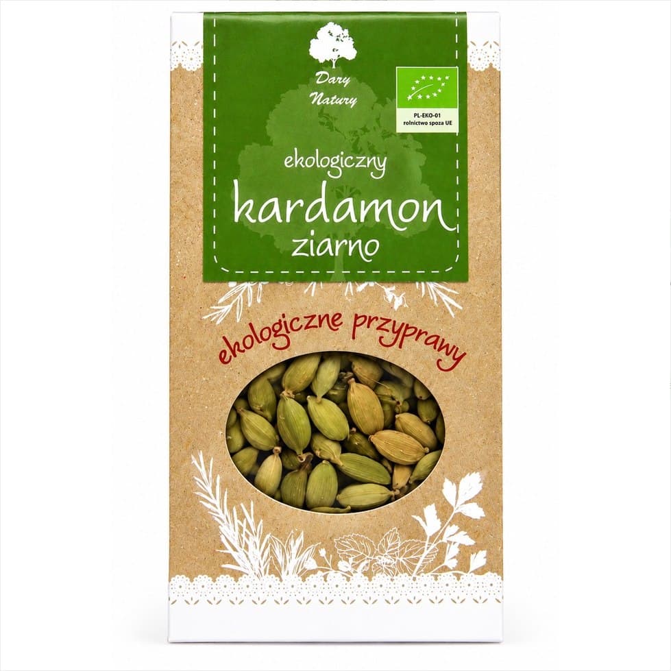Dary Natury - Kardemommefrø BIO 40g – Dary Natury emballage