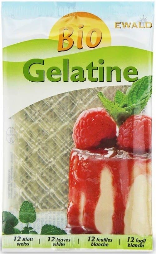 Ewald Żelatyna W Listkach (12 feuilles) BIO 20 g | Bio Planet – Ewald packaging