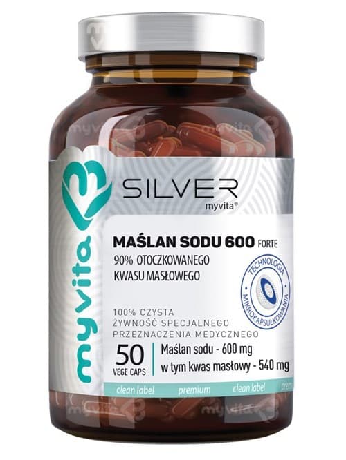 MyVita - Butirato de Sódio Forte 600mg – MyVita packaging
