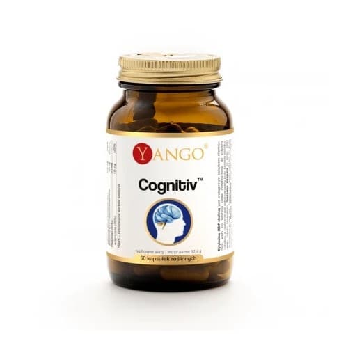 Yango Cognitive - 60 kapsułek na koncentrację i jasność umysłu – Yango packaging