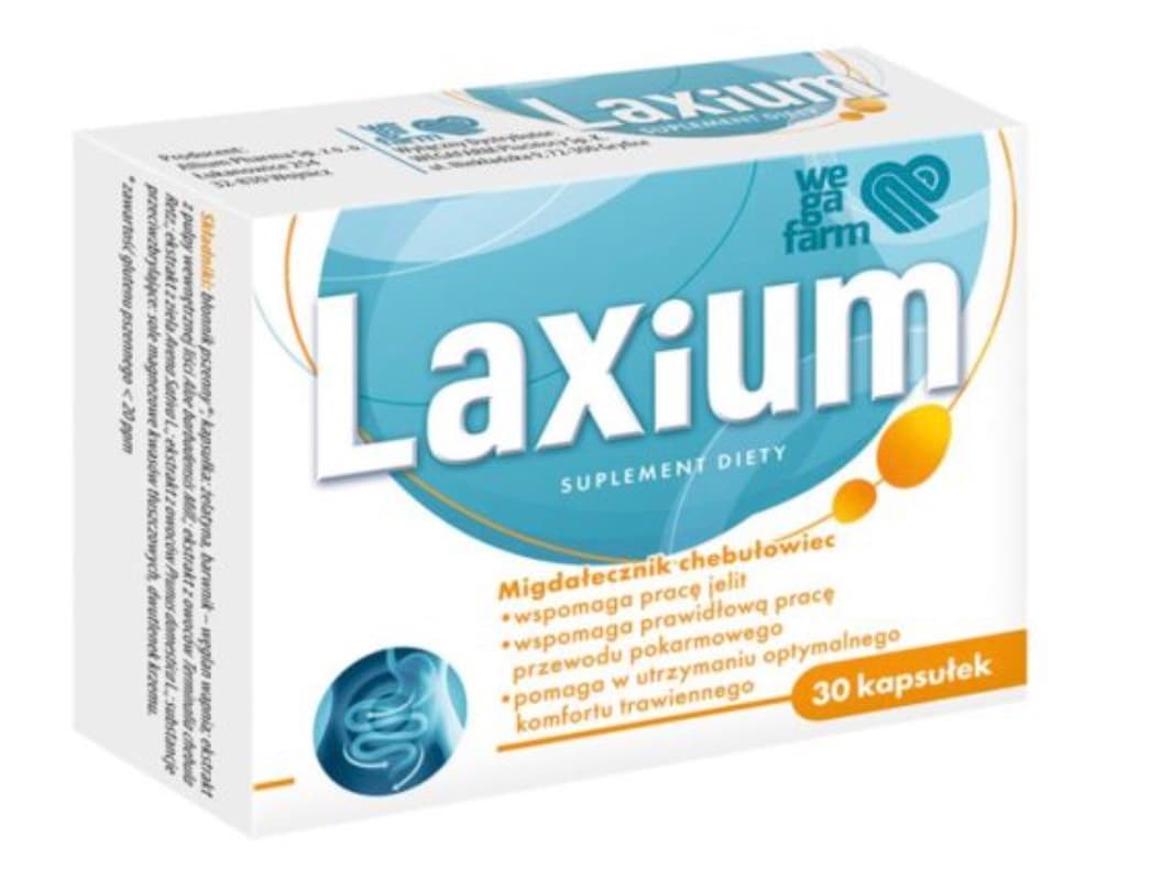 WegaFarm Laxium 30 capsules – WegaFarm packaging