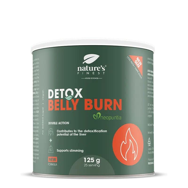 NUTRISSLIM D.O.O. - Detox Belly Burn de Nature's Finest 125 g – NUTRISSLIM D.O.O. empaque