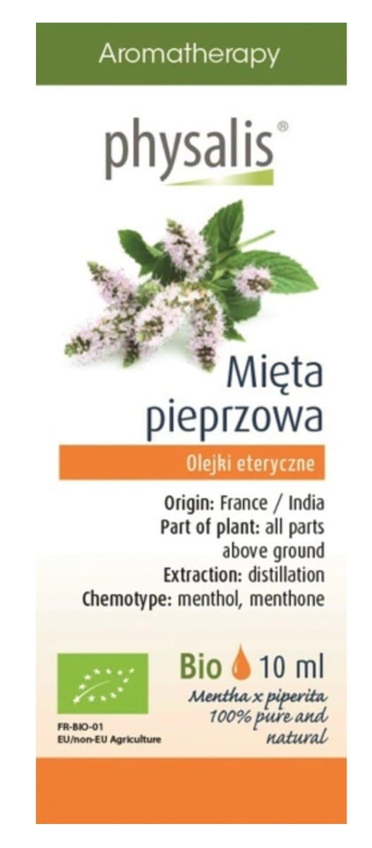 Bio Planet Physalis Huile Essentielle Menthe Poivrée BIO 10 ml – Physalis emballage