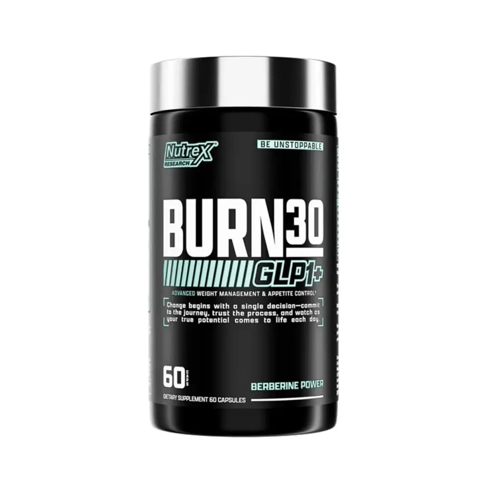 Nutrex - Burn30 GLP1+ - Unflavoured - 60 capsules – Nutrex förpackning