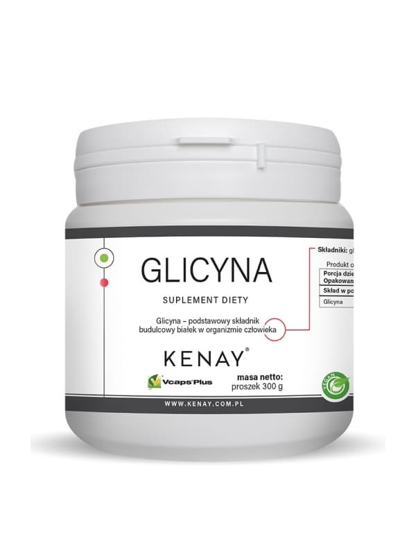 Kenay - Glycinpulver - 300 g – förpackning