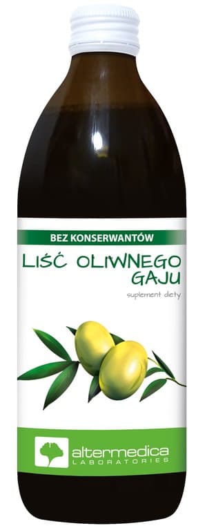 Alter Medica - Olive Leaf Extract - 500ml – Alter Medica förpackning