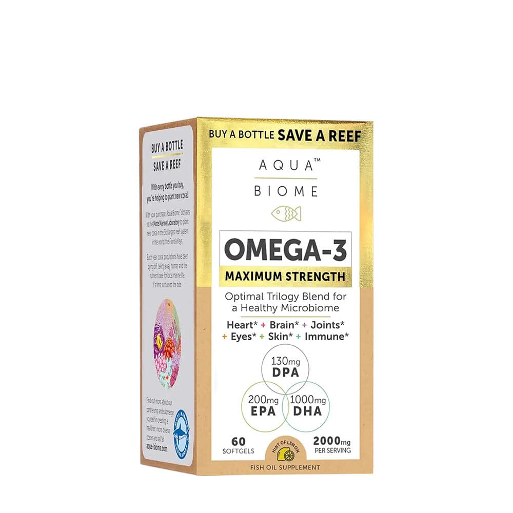 Enzymedica - Aqua Biome Maximum Strength Omega 3 – Enzymedica förpackning
