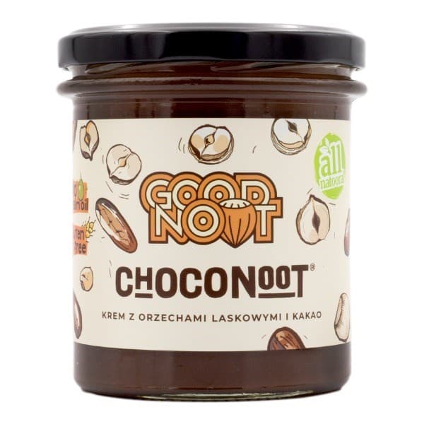 Good Noot Krem Z Orzechów Laskowych I Kakao 350 g | Bio Planet – Good Noot packaging