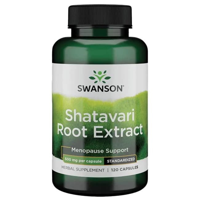 Swanson Ekstrakt z korzenia Shatavari 500 mg, kapsułki – Swanson packaging