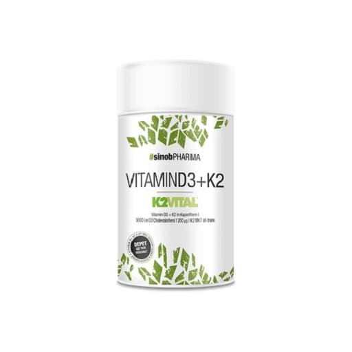 Sinob - Vitamin D3 und K2 - 60 Kapseln