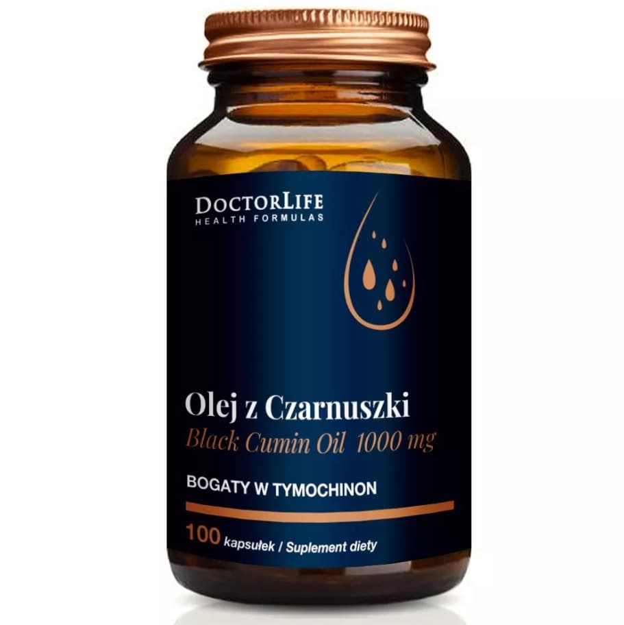 Doctor Life Olej z Czarnuszki 100 capsule – Doctor Life confezione