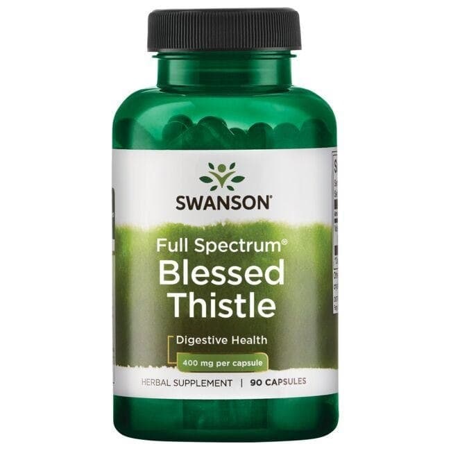 Swanson Full Spectrum Blessed Thistle Capsules 400 mg - 90 Capsules