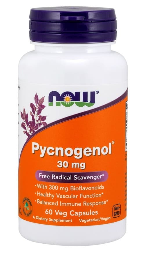 NOW Foods - Pycnogenol - Pine Bark Extract – NOW Foods förpackning