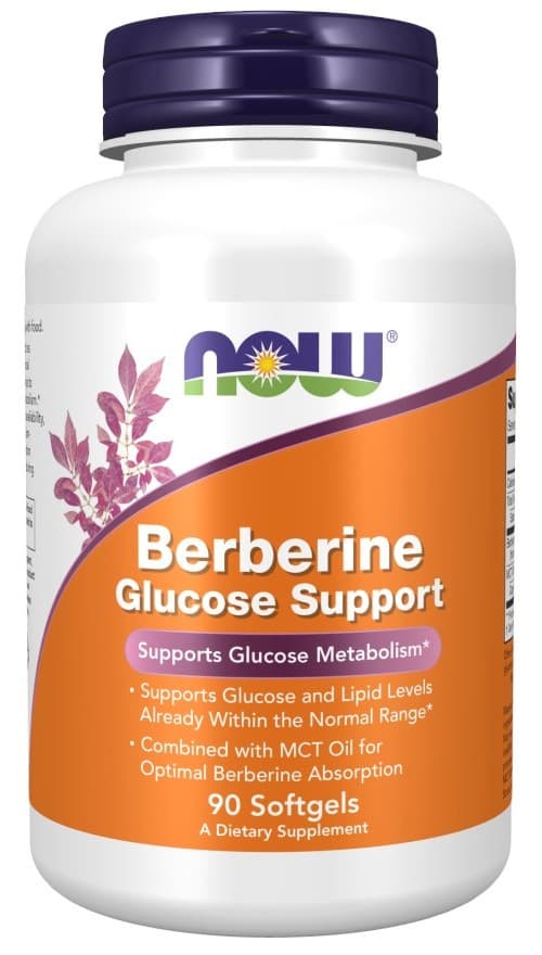 NOW Foods Berbérine Glucose Support – NOW Foods emballage